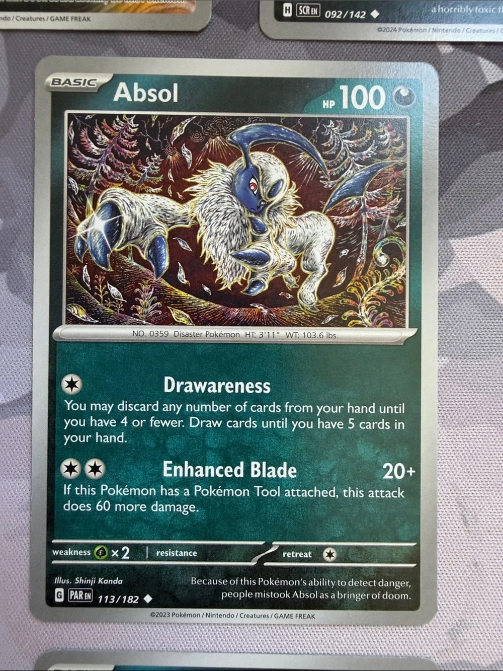 😈 Dark Energy Pokémon Card Lot | Absol Nickit Scraggy Brute Bonnet ✨5/$25✨